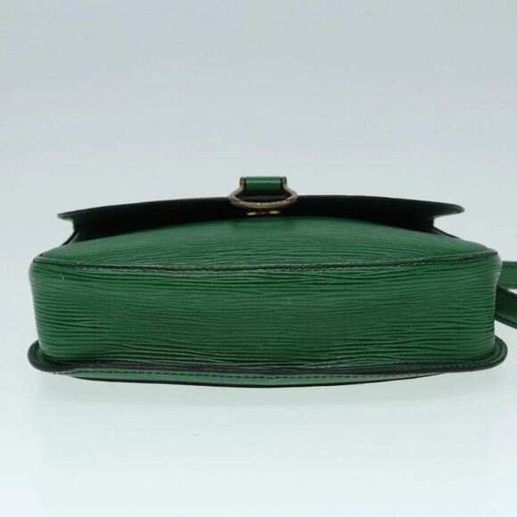 LOUIS VUITTON Epi Saint Cloud GM Shoulder Bag Green M52194 LV Auth 92485 - Picture 6 of 16
